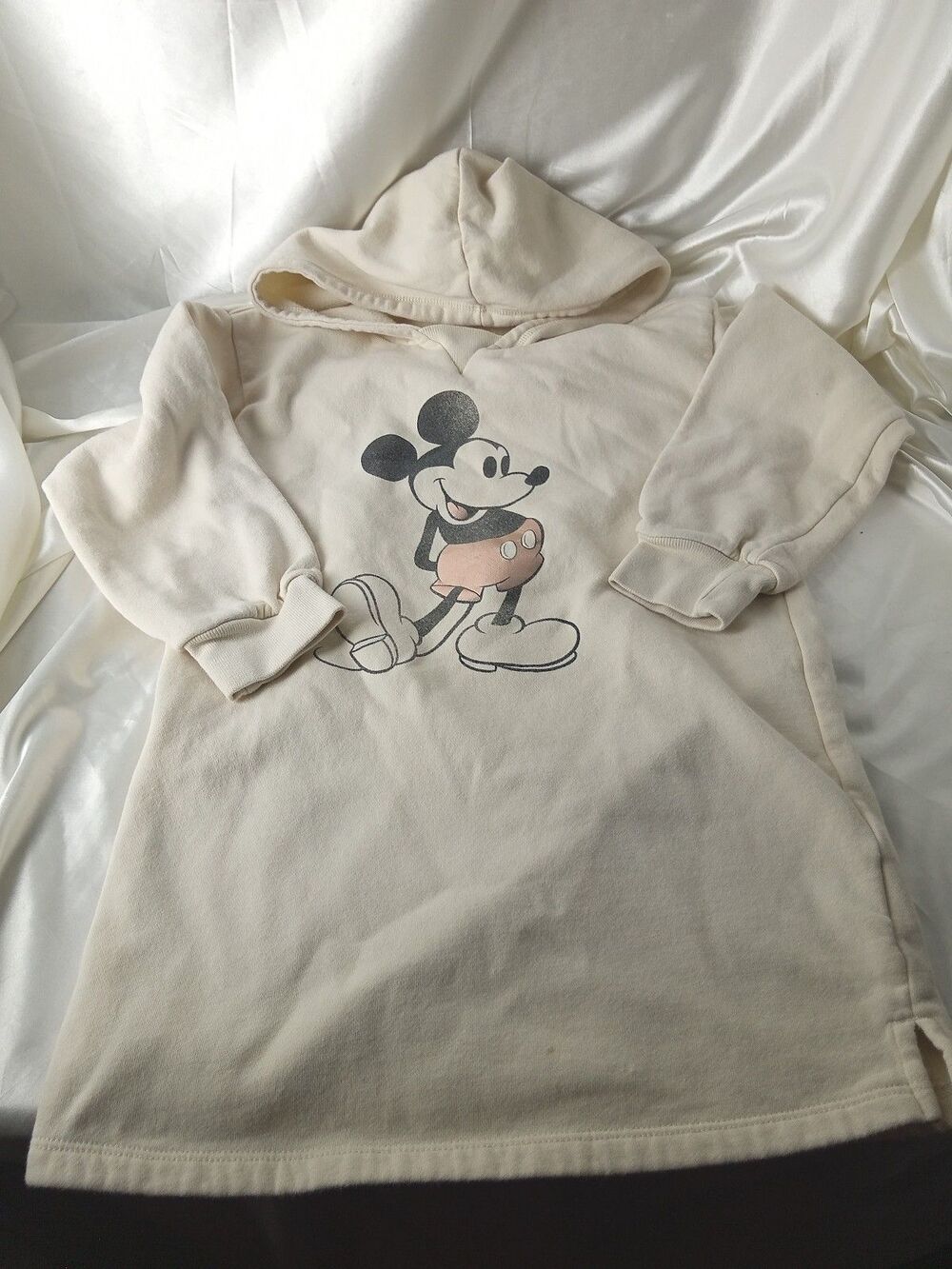 DISNEY GAP KIDS MICKEY HOODIE DRESS SIZE S